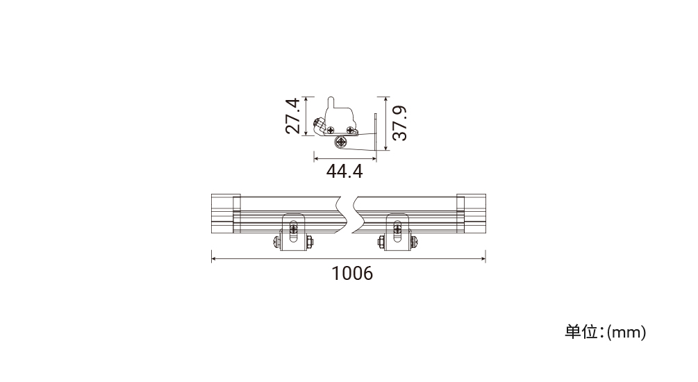 YD-XQY-16C 线槽一体化洗墙灯